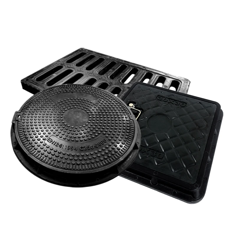 Waterproof square composite plastic fiberglass gulley grating airtight mould frp manhole cover
