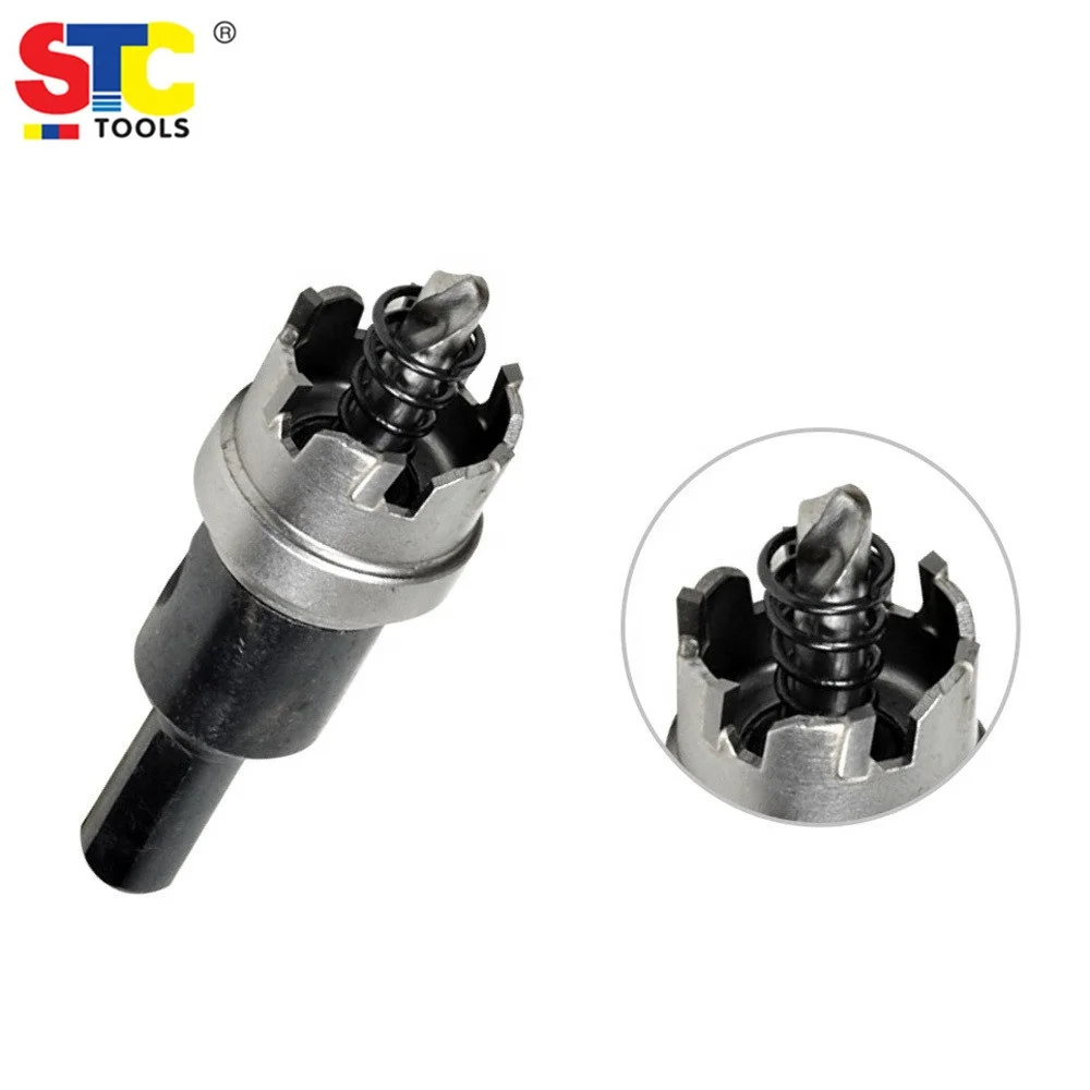 deep hole saw drill bit hss for metal hole cutter mandrel drill core drill bit bi metal hole saw