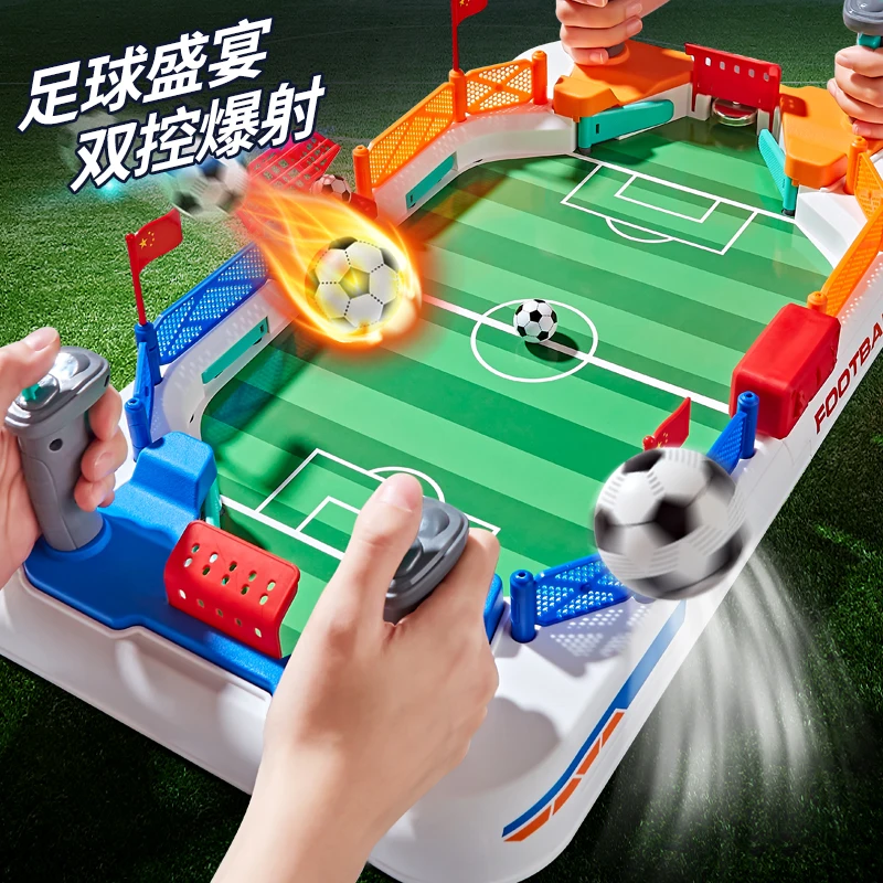 55cm table football game soccer 2 players competition  plastic kids football table