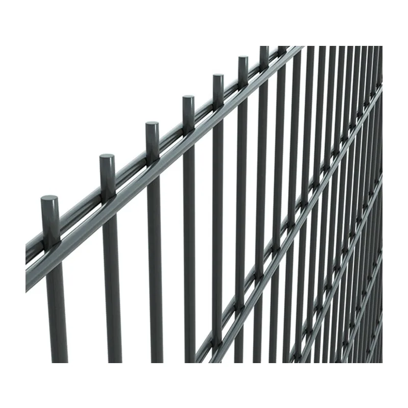 2m x 2.5 m welded panel 656 galvanized double wire fence