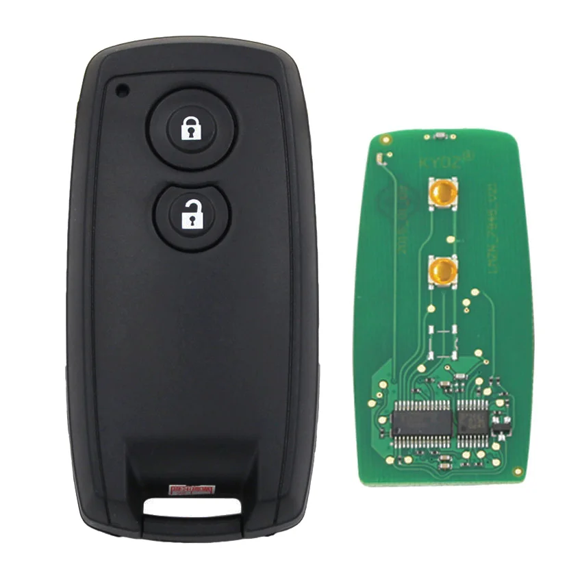 FCC ID:KBRTS003 Smart Card 2 BTN 315MHz ID46 Chip For Suzuki SX4 Grand Vitara Swift Keyless Remote Key Fob HU133 Blade