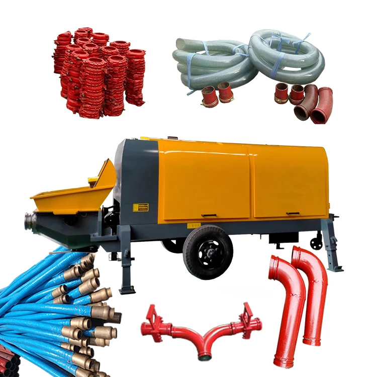 Xieli Machinery Concrete Pump Small Concrete Transfer Pump Diesel Engine/Electric Motor Mortar Secondary Conveying Pump