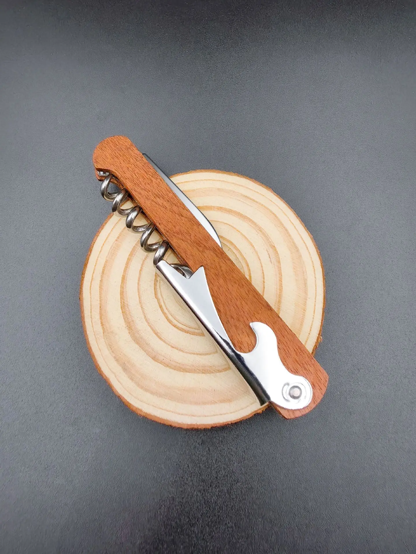 Syh1077 Custom Bulk Wooden Multifunction Wine Bottle Opener Beer Opener With Laser Engraving Logo