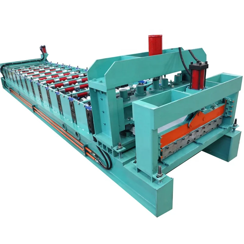 Full Automatic Galvanized Steel Structure Floor Deck Roll Forming Machine Colored Steel Glazed Tile Roll Forming Machine