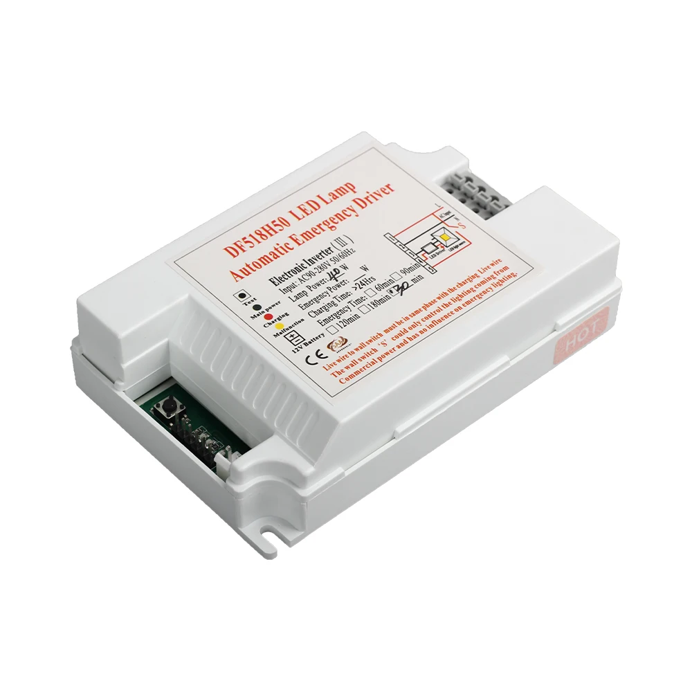 emergency led driver for UFO lights - 40W output - 90 minute backup time