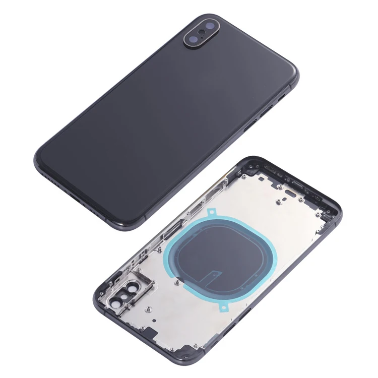 back housing For iphone 12 pro max 11 pro max X XS XS Max XR 6 7 8 6p 7p 8p back cover housing panel with parts full assembly
