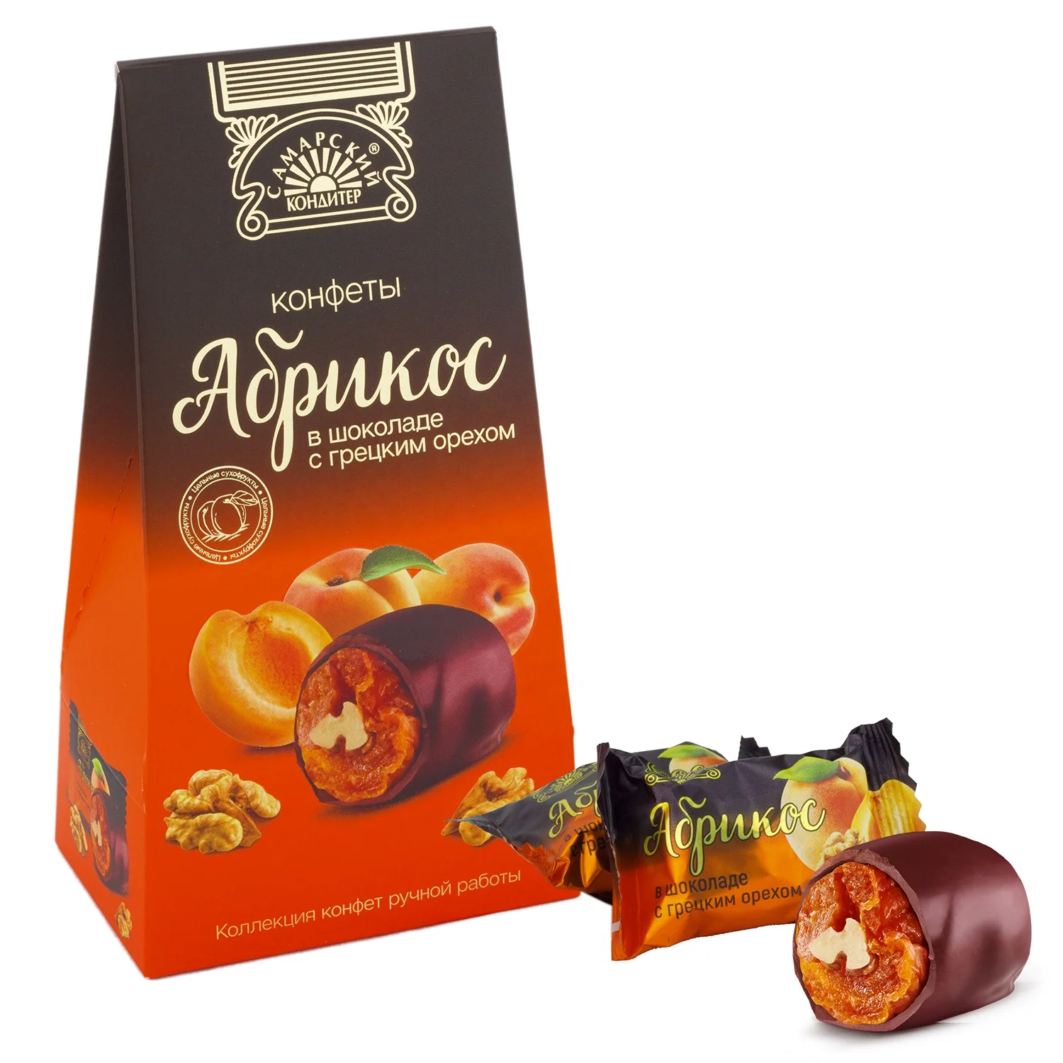 
Gift box yogurt & chocolate covered dried fruits with nuts 