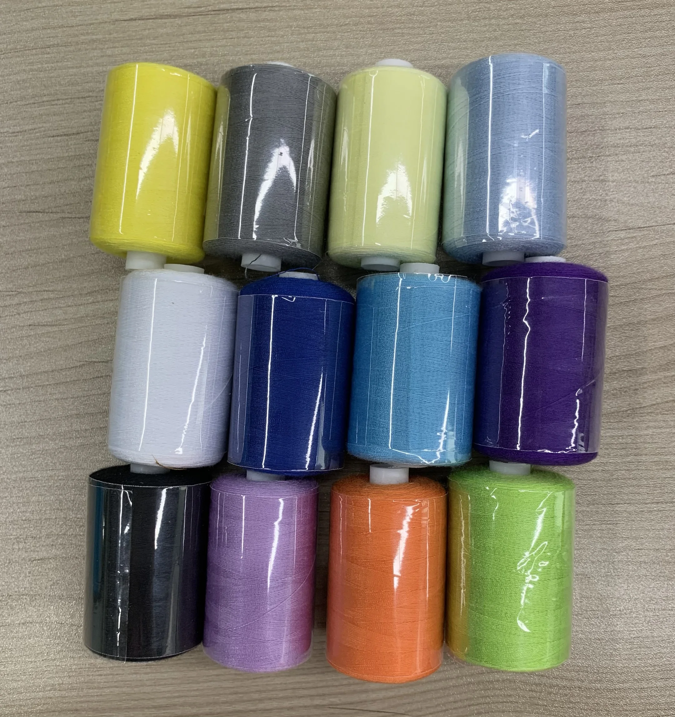 Multi color polyester sewing thread embroidery thread for garment accessories