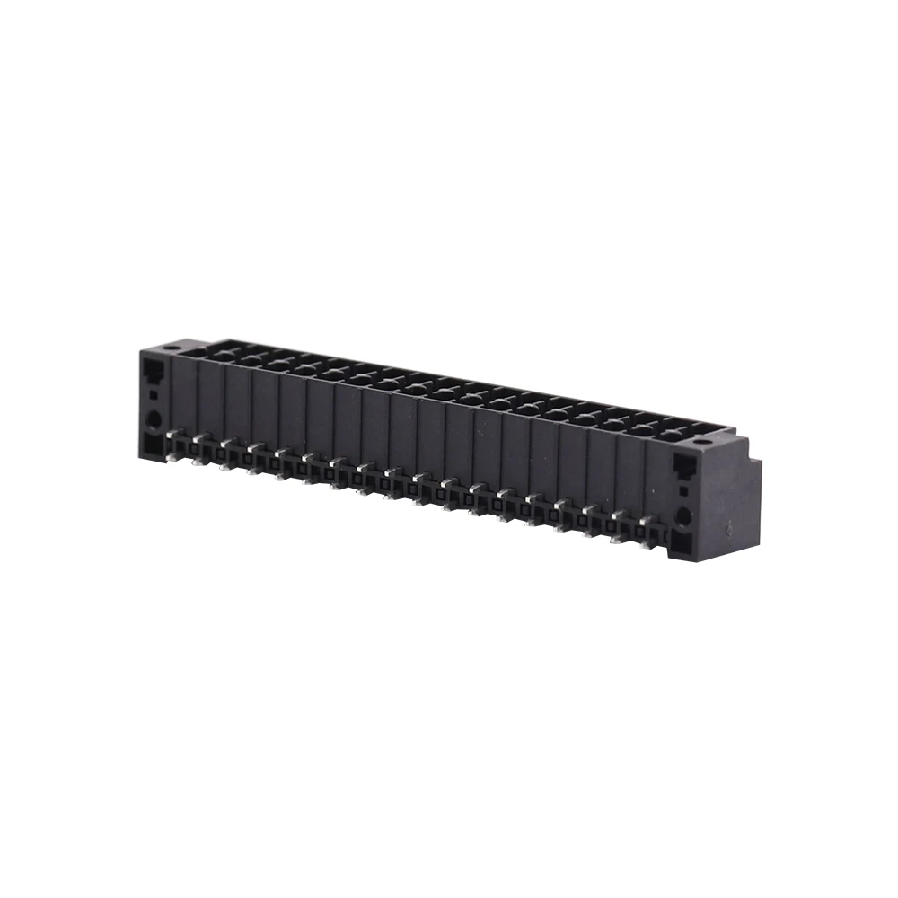 factory direct sales LC pluggable double-row terminal block anhle pin /4//6//8//10/12P/48P