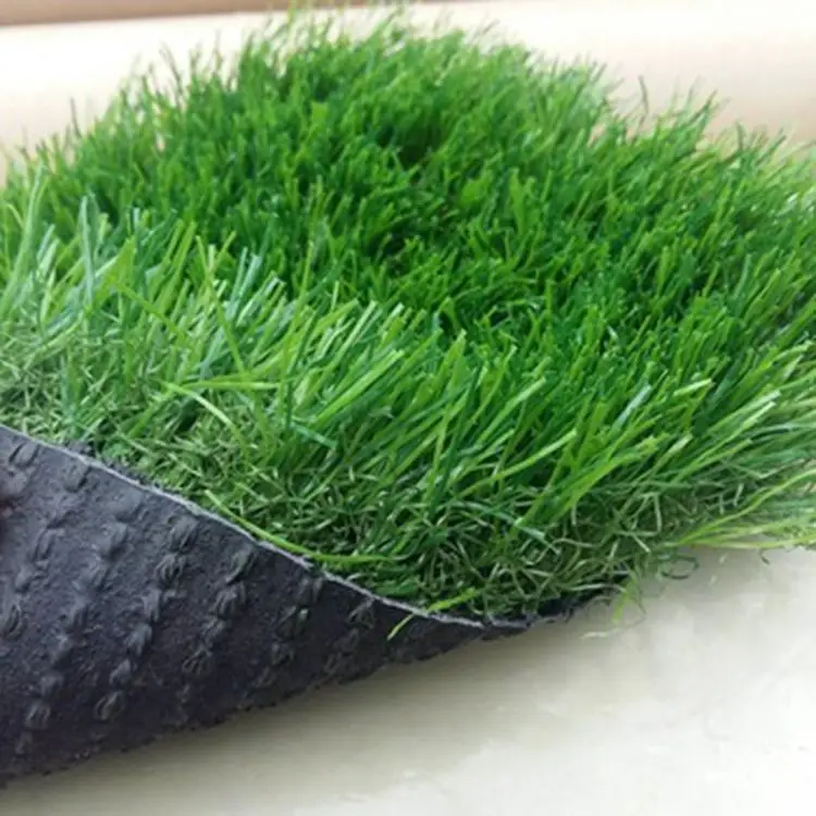 Hot Sales 25mm Gridding Cloth Secondary Back Glue 15 Needles Turf Roll Autumn Artificial Grass courtings