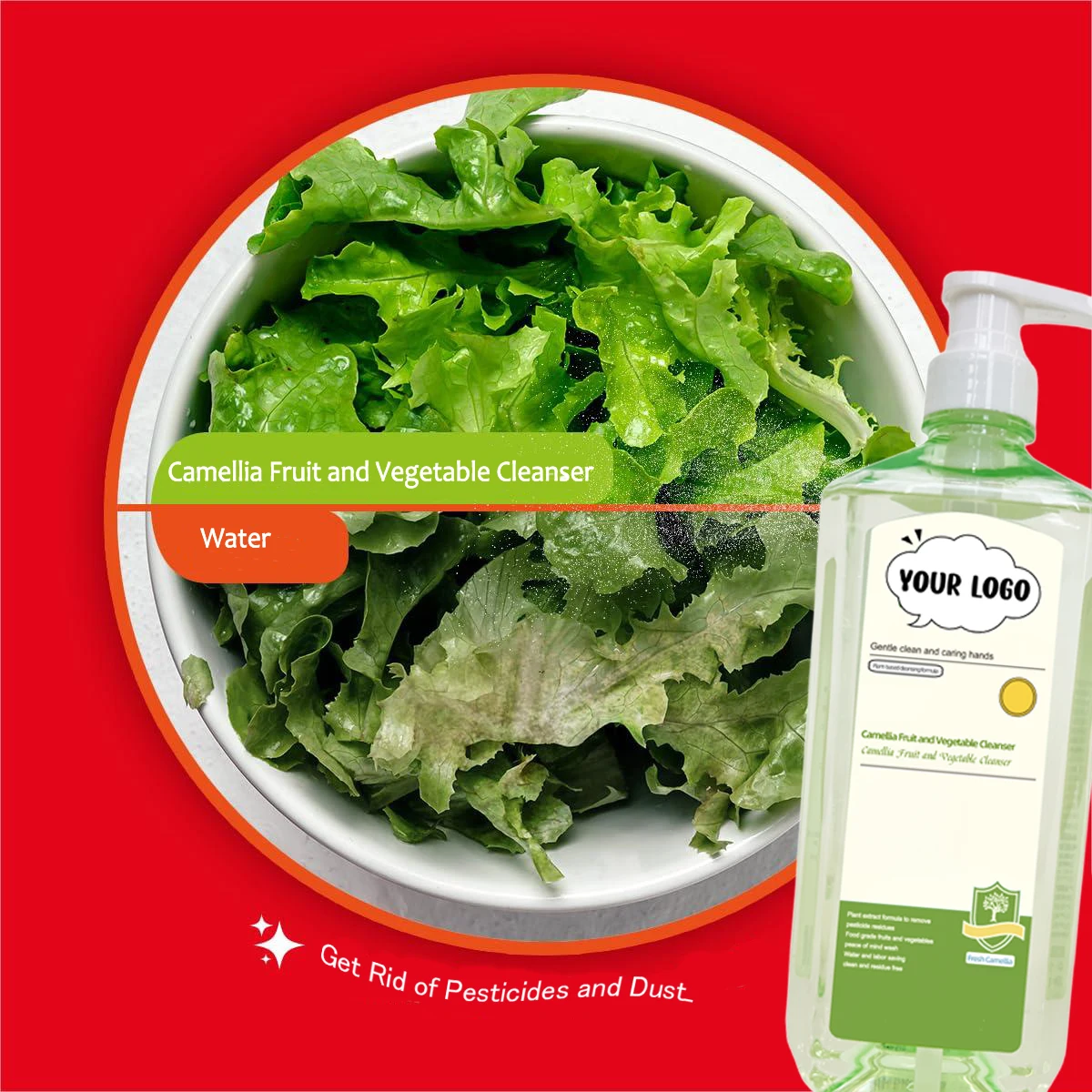 disposable fruit cleaner detergent type cleaner antimicrobial fruit & vegetable treatment