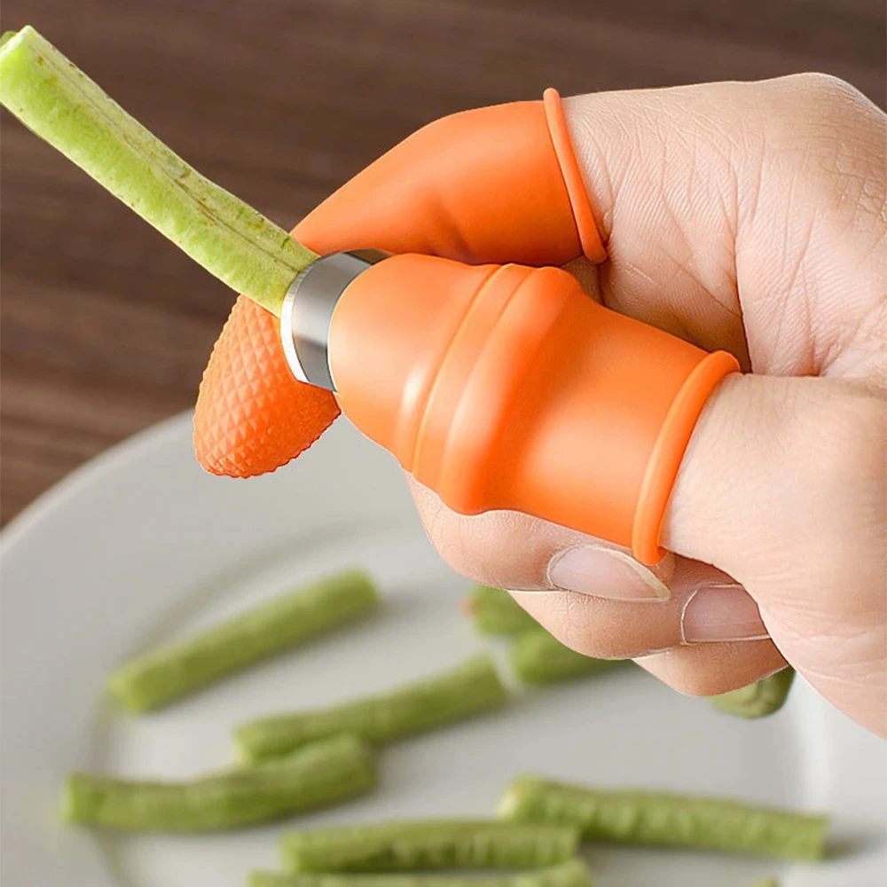 Thumb Knife Finger Farm For Fruit and Vegetable Fingertips Picker Thumb Knife Finger Guard Kitchen Accessories Garden Glove