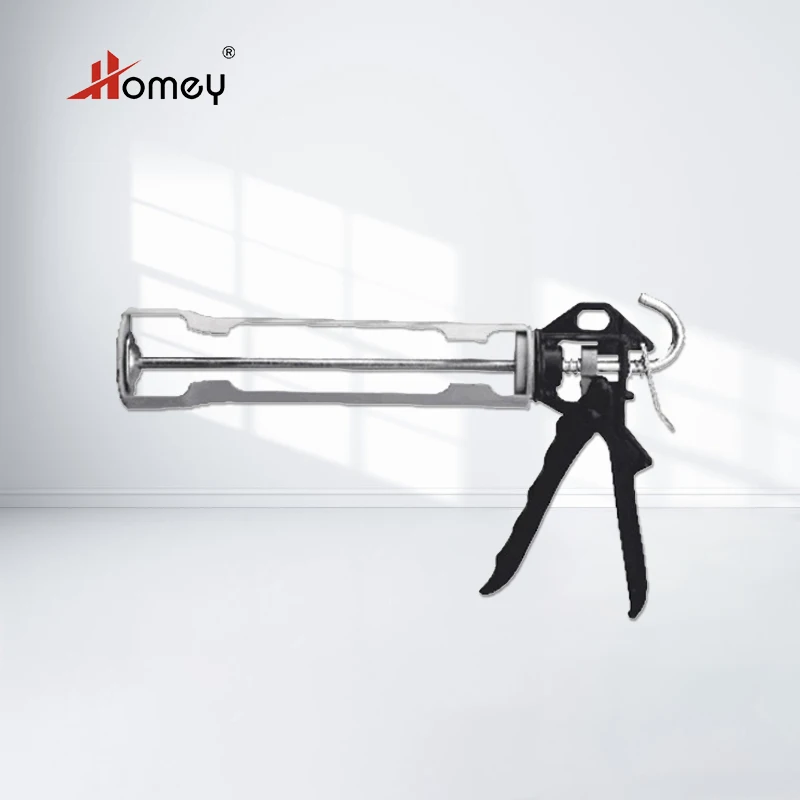 Professional Hand Caulk Gun with High Thrust Ratio Silicone Gun Caulking Tool 10 oz for all Sealant and Adhesive