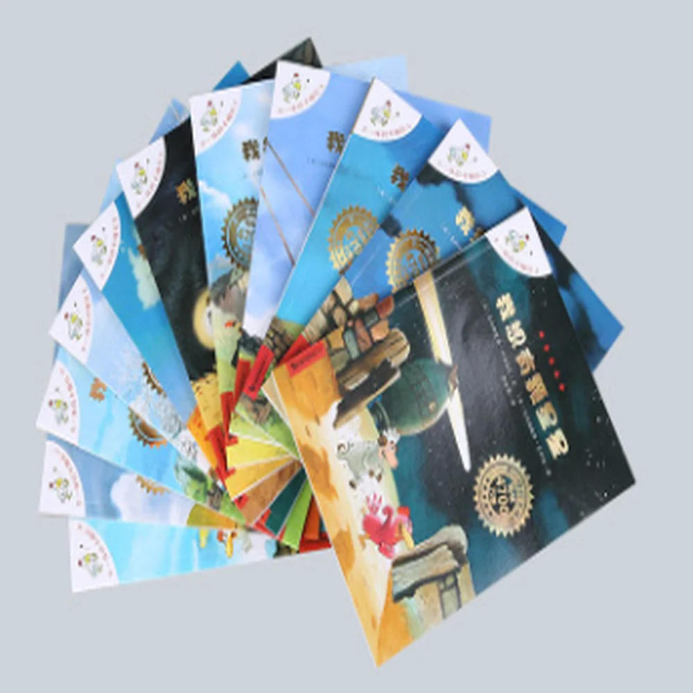 cheap hot sell  full color custom design booklet printing brochure printing