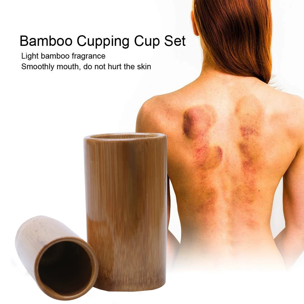 Aihao Brand 2024 Hot Product DropShipping 6cm Size 5PCS Hijama Cups Wholesale Bamboo Jar Cupping