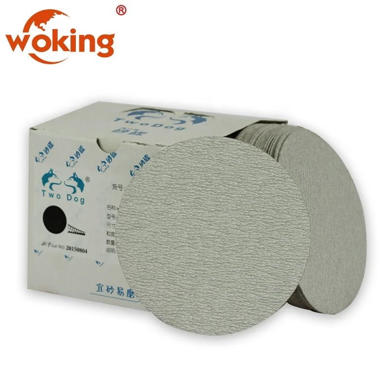 150mm loop and hook waterproof abrasive disc sanding discs with sandpaper