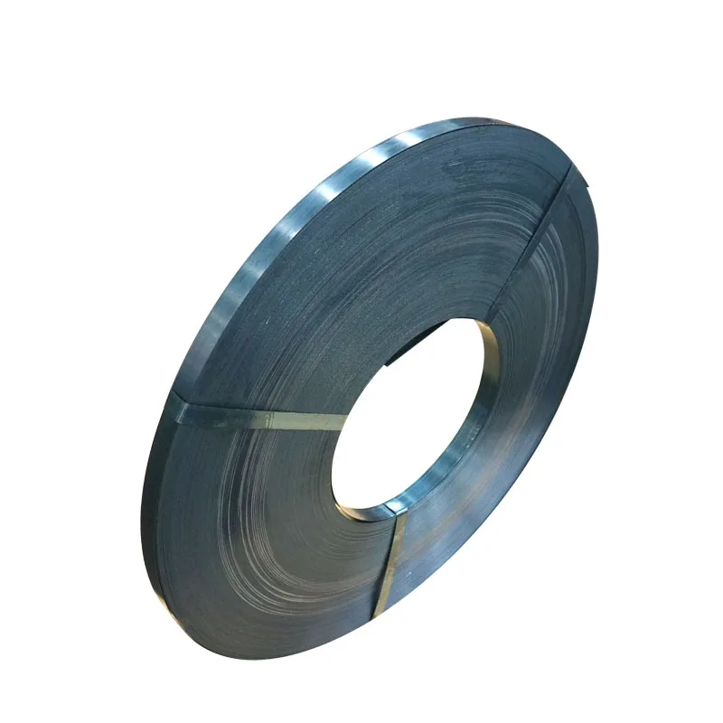 Factory price 0.6*19 mm waxed steel strapping  for packing bluing steel strapping