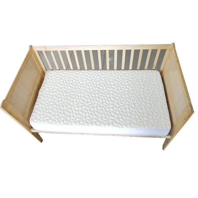 Съемная белая жаккардовая натяжная простыня Lvory из органического хлопка для детской кроватки матрас защитный чехол