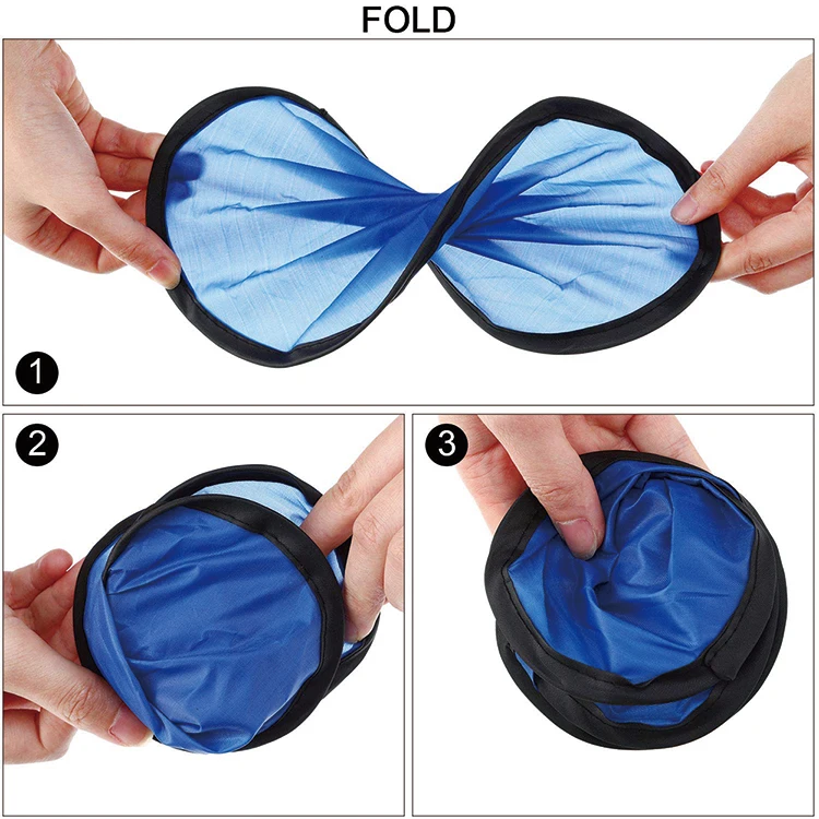 Hot sale factory cheap colorful sublimation foldable nylon mini pocket fan fabric flying disc