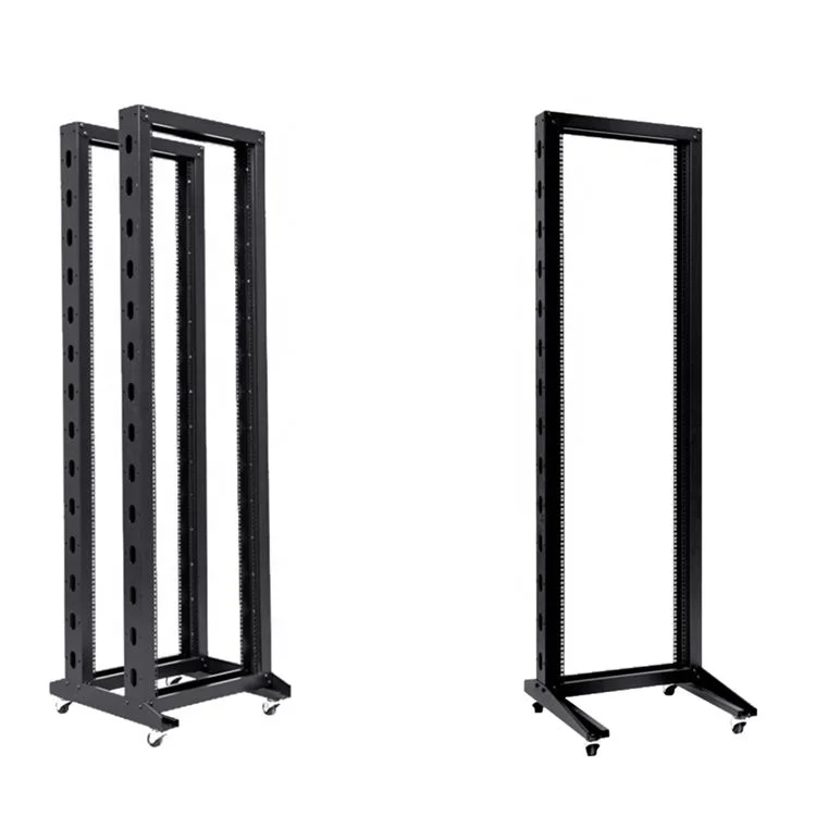 Bolein 19 Inch 1.5mm Thickness 600mm * 600mm 42U Double and Single Telecommunication Open Frame Racks