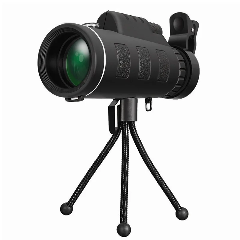 40X60 monocular mobile astronomy high power HD fishing birdwatching night vision magnifying glasses
