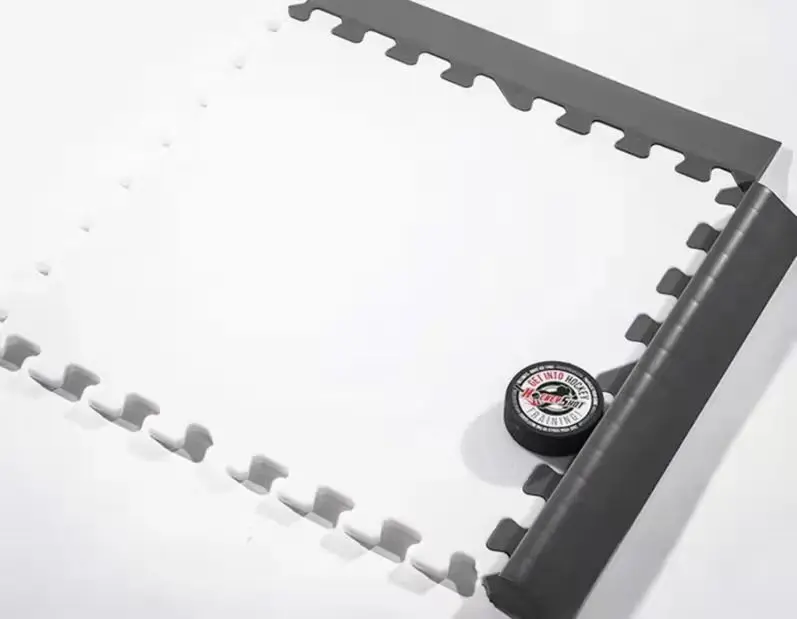 Ice rink stopper and edge synthetic ice rink Barriers