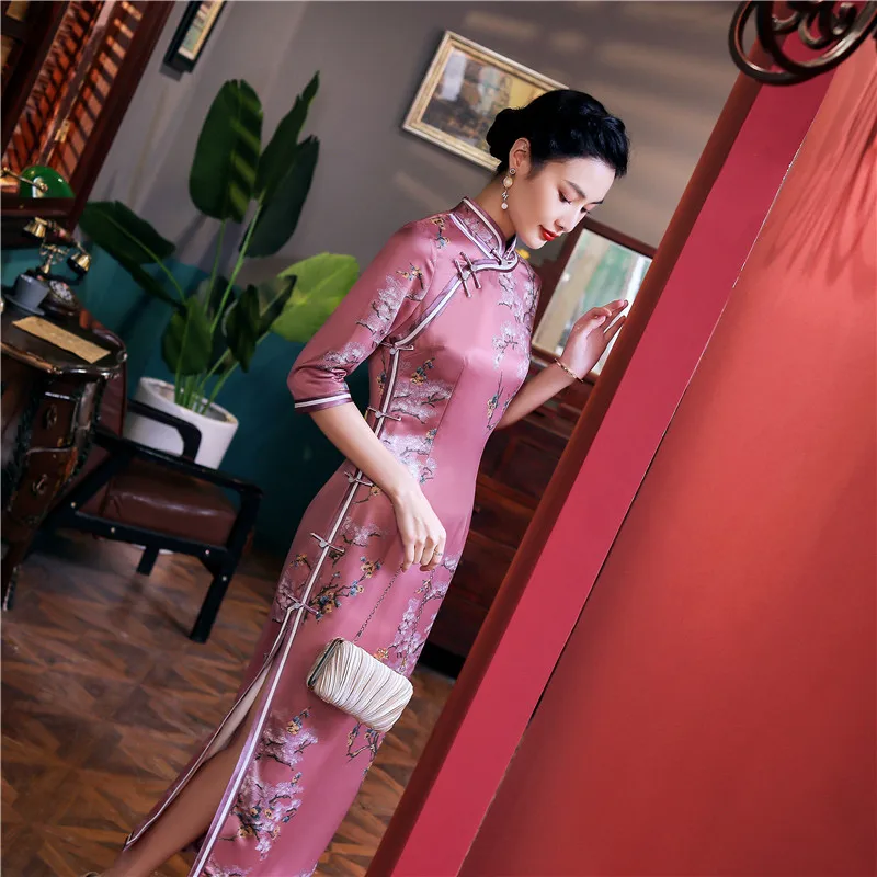 Традиционная китайская одежда qipao традиционный костюм для девочек Ципао классическое старое модное