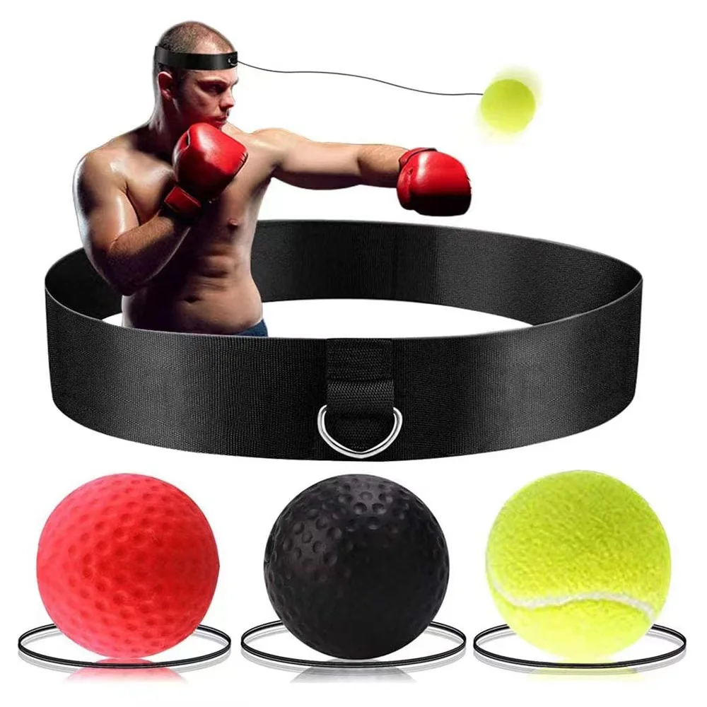 Snbo MMA Boxing Reflex Ball -Improve Reaction Speed and Hand Eye Coordination Training Boxing Equipment for Training at Home