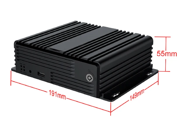WIFI Car Black Box 4CH Mobile DVR  1080P  Mobile DVR Real time View by PC/Phone for Vehicle Surveillance