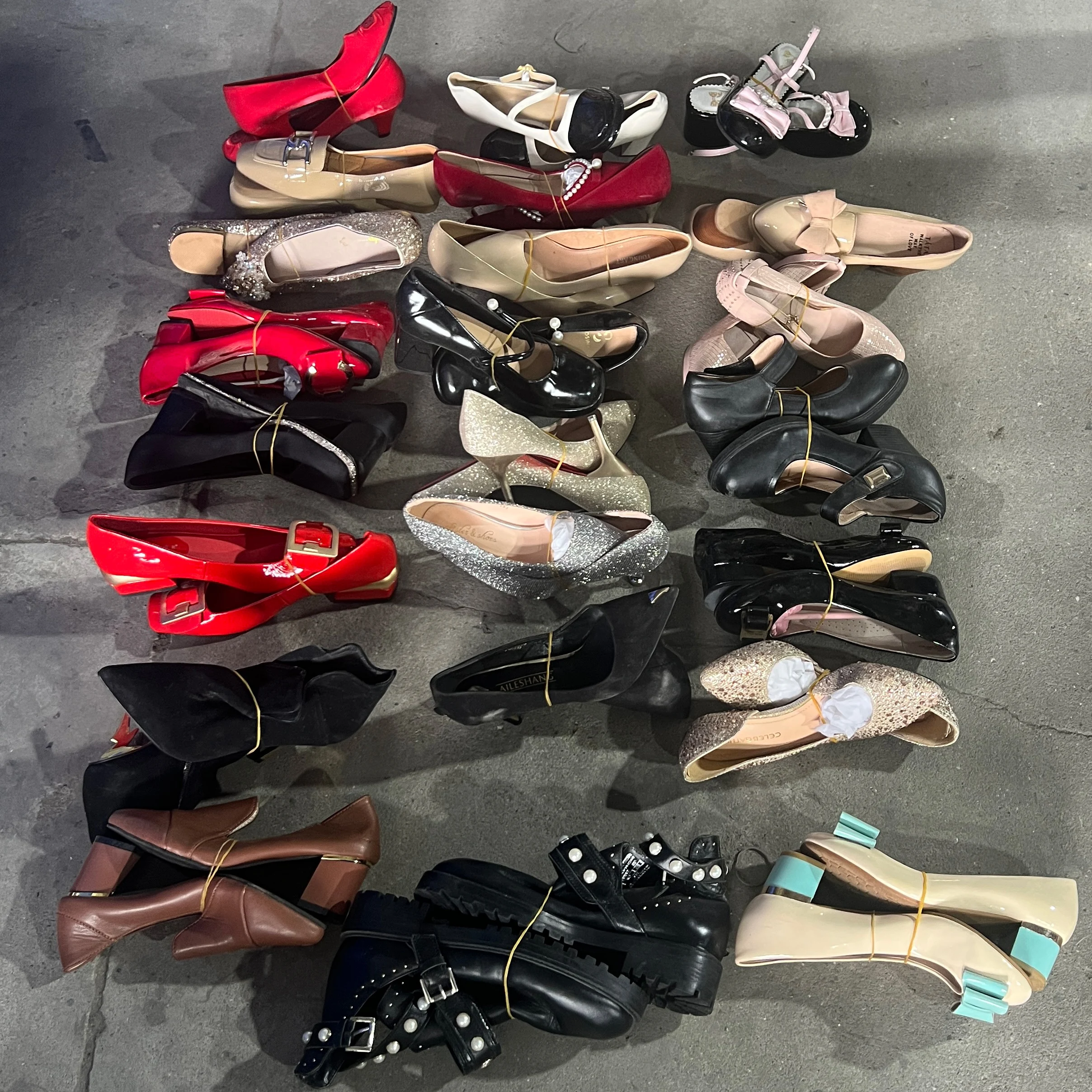 High Quality Used Clothes Mix Used Ladies Shoes Second Hand Original High-Heels Bales Used Shoes for Women