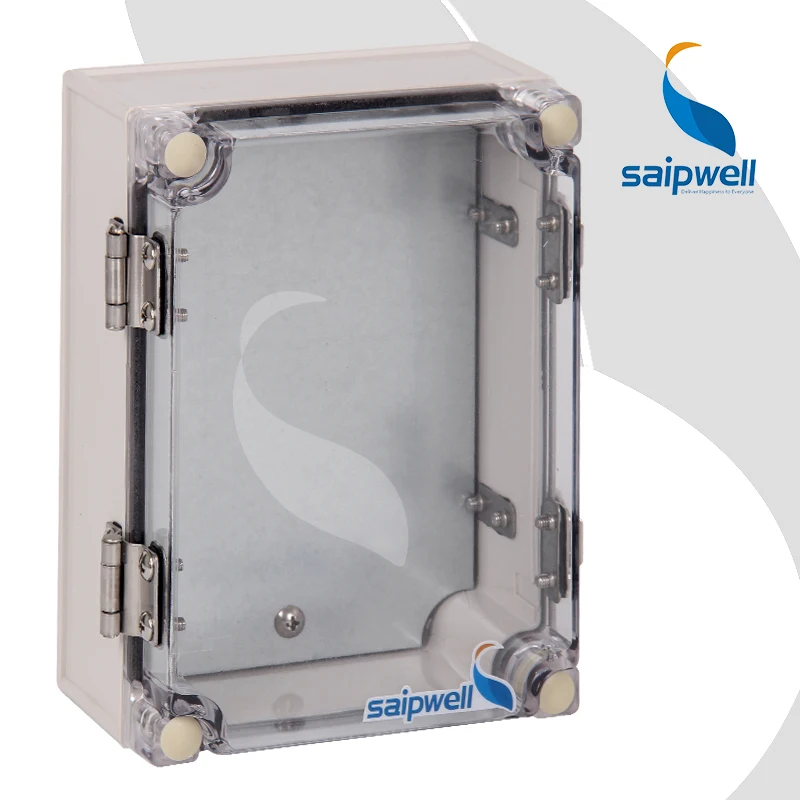Saipwell/Saip  IP65 stainless steel buckle ABS/PC din rail control enclosure  DS-ATS-1217  plastic distribution box