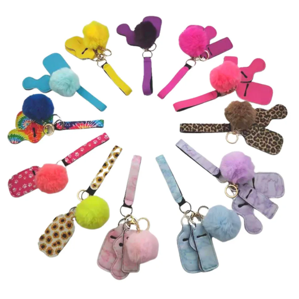 wholesale weapons self defense keychain set with pepper spray self-defense key chian for women