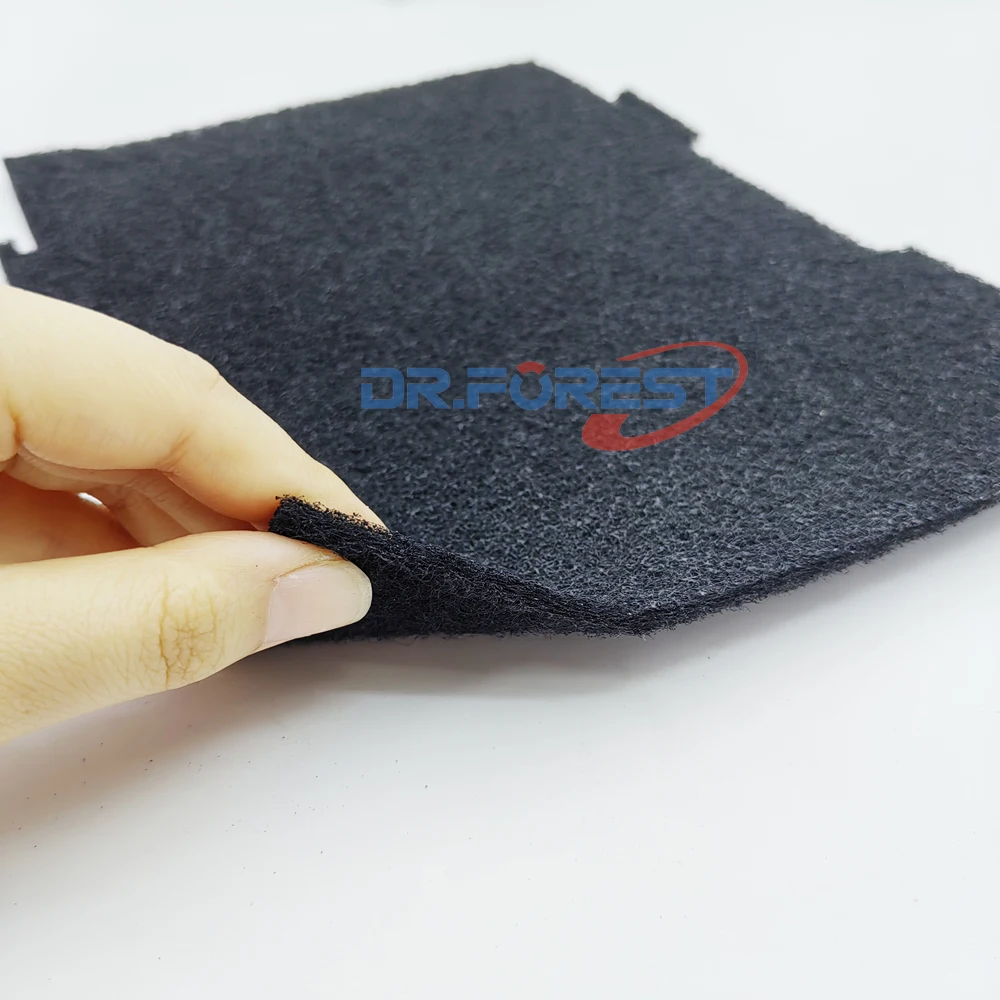 Фильтр для смазки кухонного оборудования из активированного углеродного волокна и хлопка