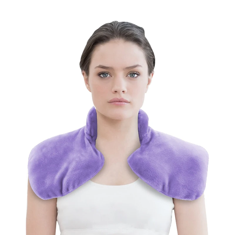 Microwavable neck wrap Natural seeds pad herb heating pack clay ball heat bag