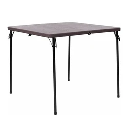 Maxline Furniture Hot Sale Outdoor Popular HDPE Plastic Folding Picnic Dining Table Top With Steel Frame