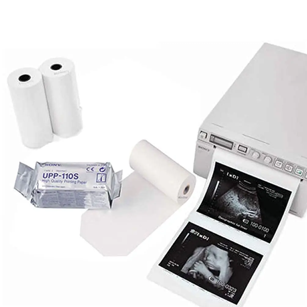 Low Price High Density UPP Type 1 110mm x 18m Ultrasound Thermal Paper for Sony Video Medical Supplies