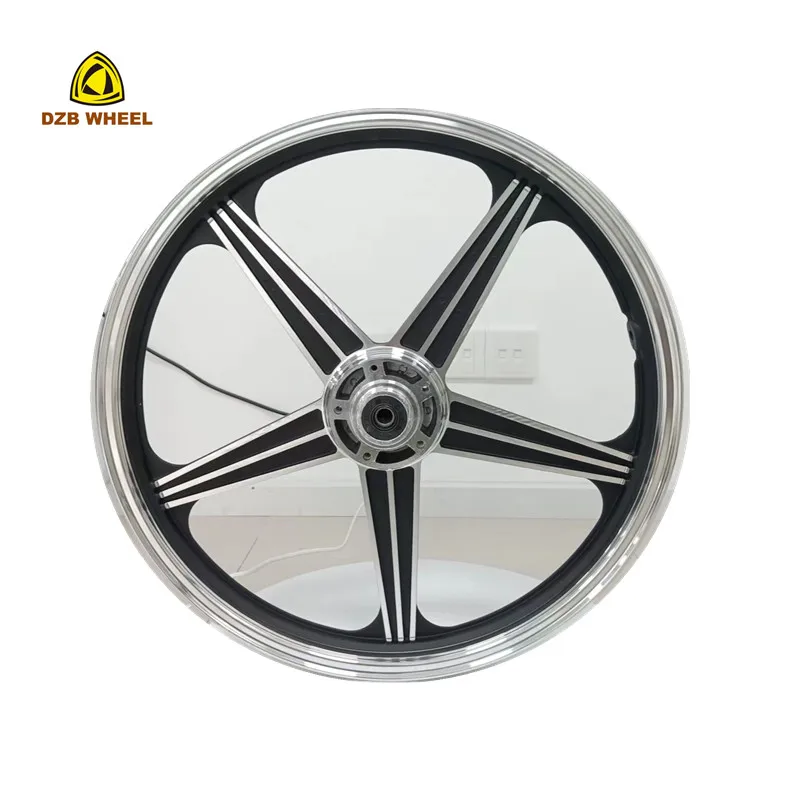 Motorcycles Alloy Wheels 18*1.6 Inch Mixed Black And Silver Alloy Wheel Rims