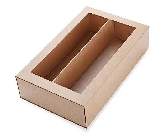 Macaron Boxes with Window Pastry Packaging Container for 12 Bakery French Cocoa Truffle Wedding Gift Dessert Cookie Treat box