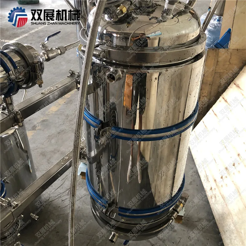 10-12lb stainless steel closed loop extracting system with material column jackted solvent tank