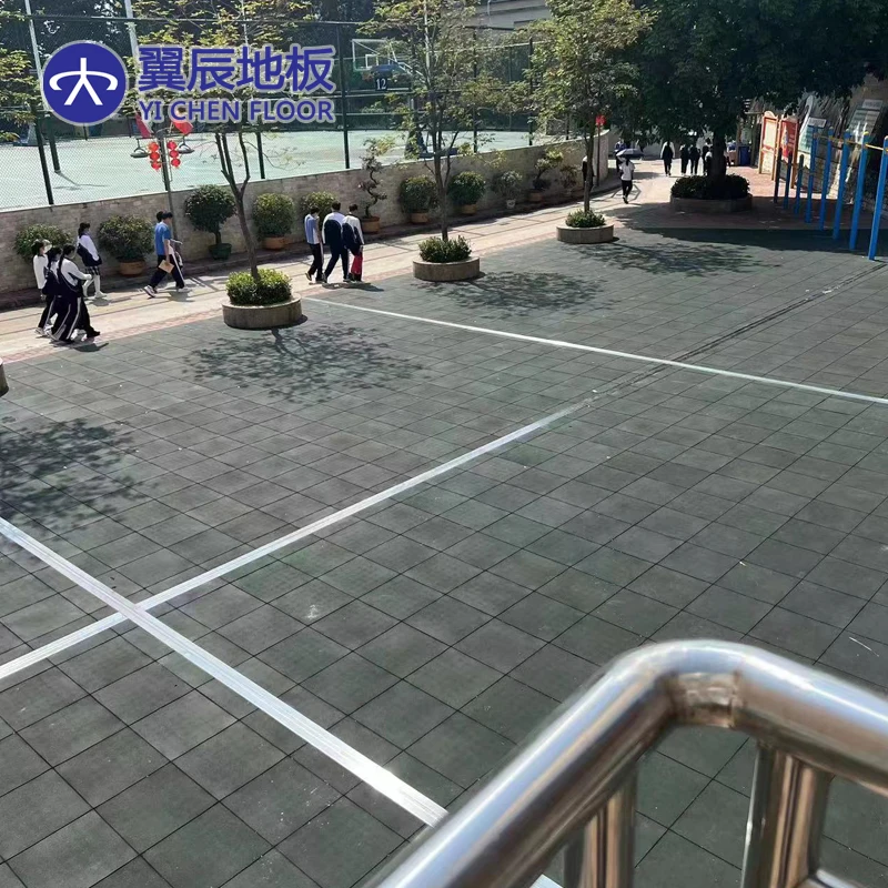 Interlocking Rubber Mat with colorful EPDM granules for gyms