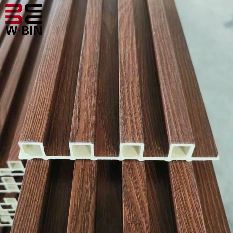 Hot Sale 168*23.5mm Fluted Panels WPC Wall Panel WPC Wall Cladding For Interior Wall Decoration