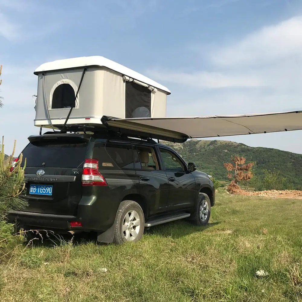 
Factory Direct 3-4 persons Best Glass Fiber folding Hard Shell Roof Top Tent 