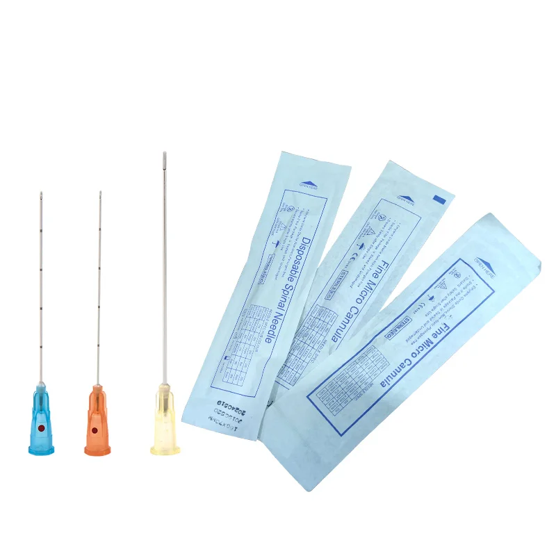 Hot Sale CE High Quality Micro Cannula Dermal Filler Injection Disposable Blunt Tipped Needle