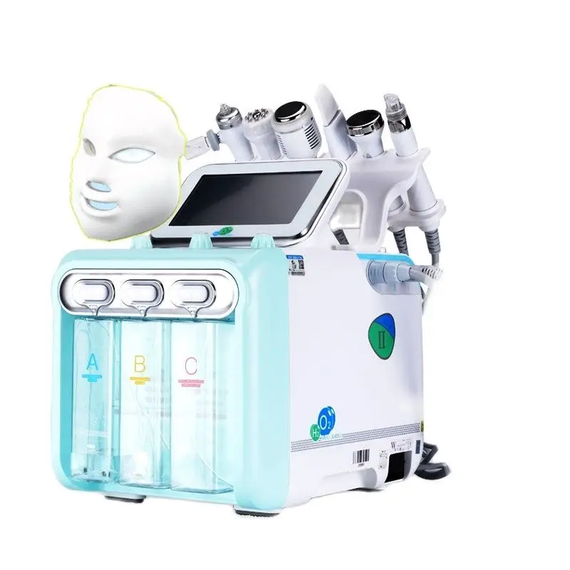 New Arrival! 7 In 1 H2O2 Water Oxygen Jet Peel Hydra Beauty Skin Cleansing Hydra Dermabrasion Facial Machine Water Aqua Peeling