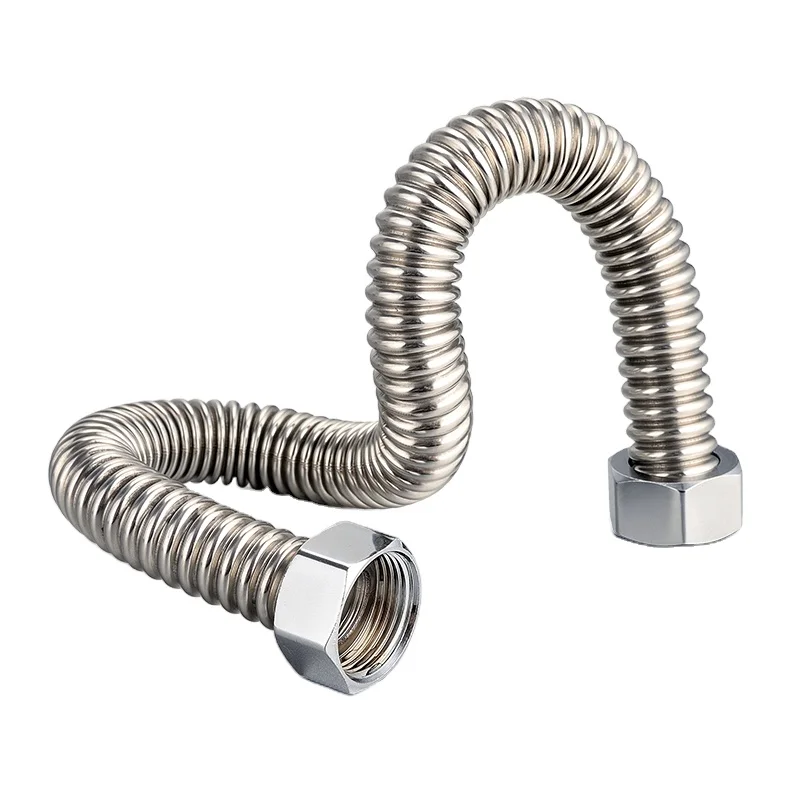 304 food grade metal tube SS flexible water heater plumbing hose