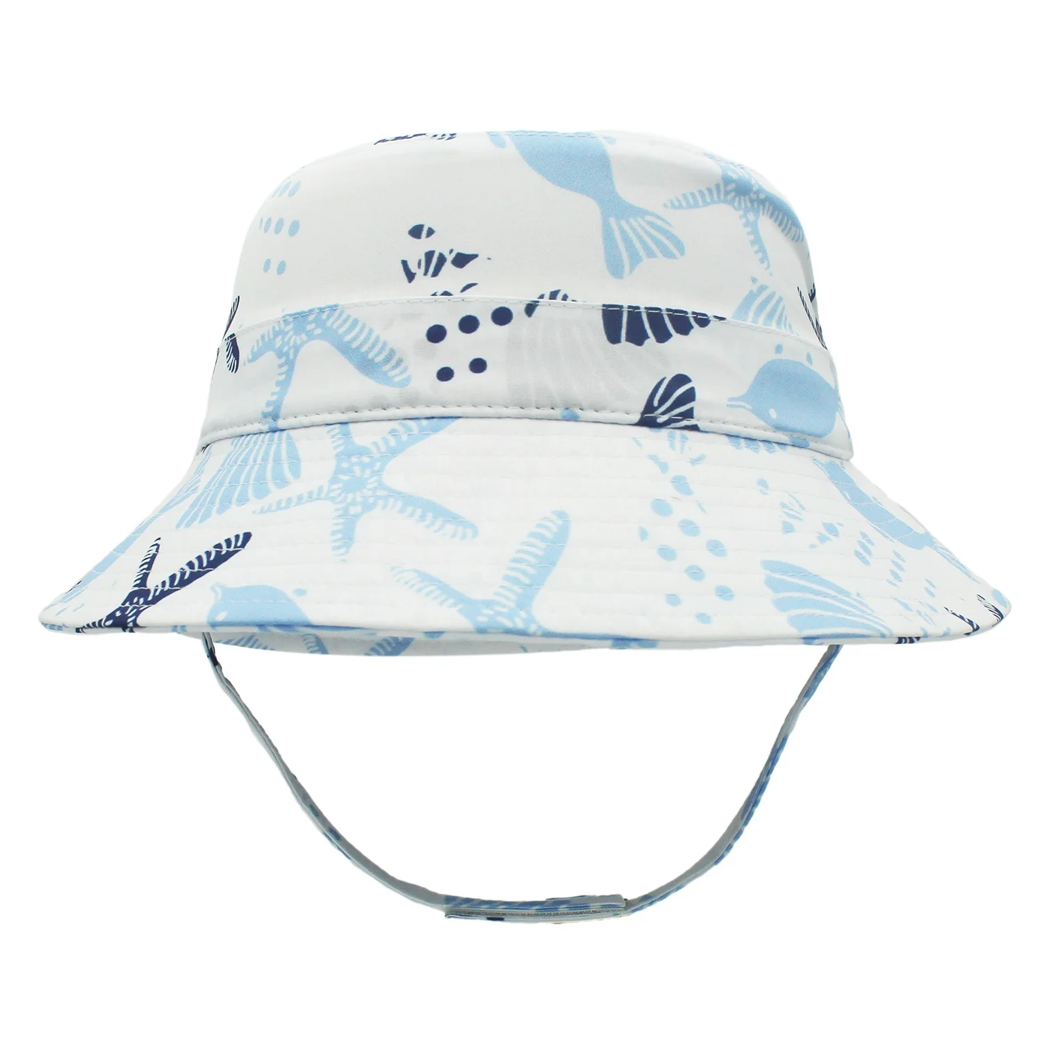 Custom Toddler Girls Boys Wide Brim Summer Sun Hat For Kids Nylon Printing UPF50 Sun Bucket Hat