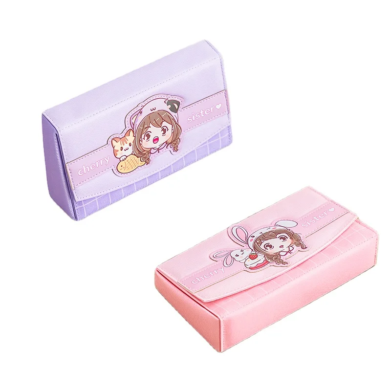 Cartoon Large Capacity Pencil Case - Cute Envelope-style Stationery Organizer, Perfect for School Supplies 50 Notebook OEM