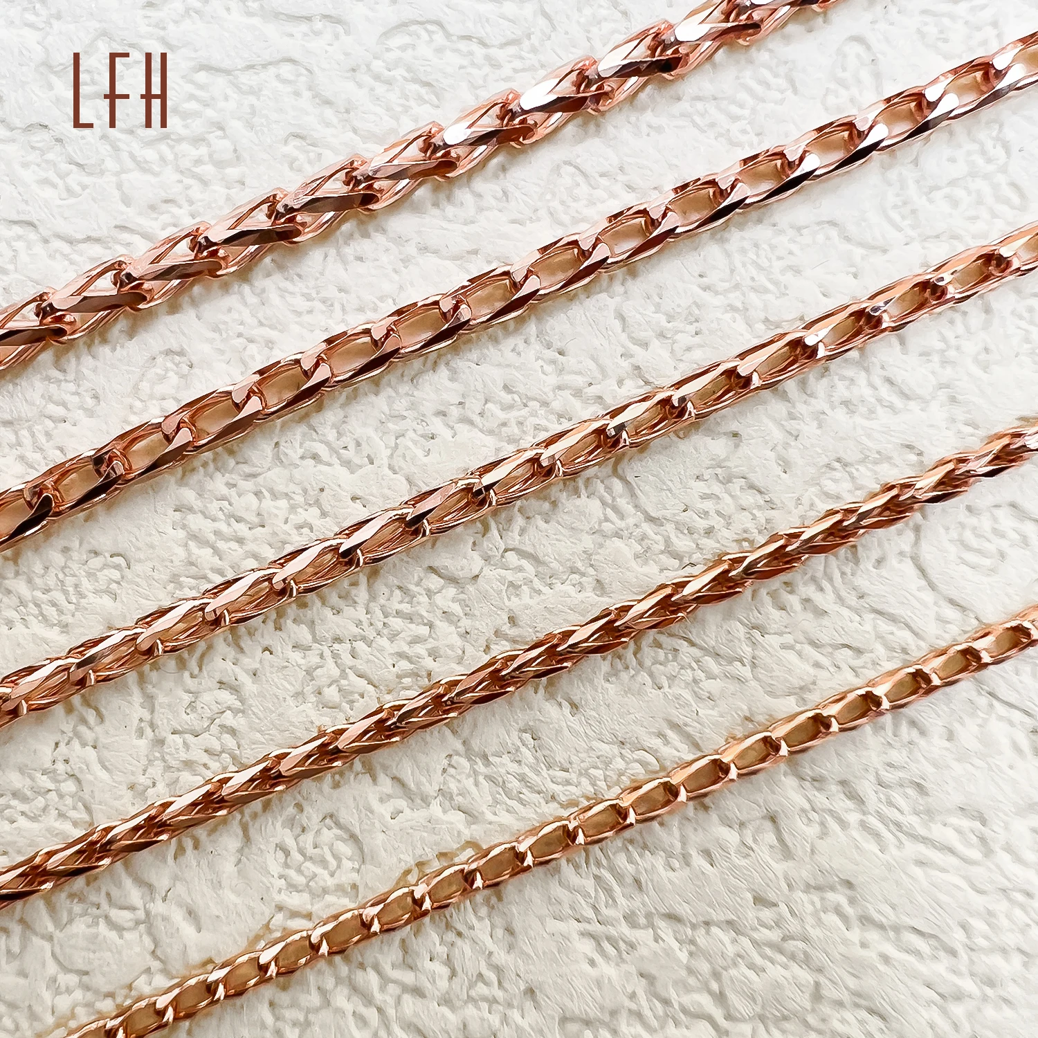 Bulk Sale Promotion 16 18 20in Real Rose Gold pure solid 18k Dubai Gold Jewelry With Certificate solid gold chain necklace 18k