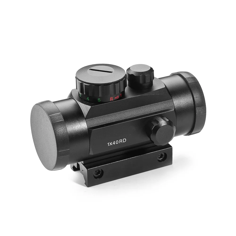 RD 1X40 Red Green Dot Sight Red Coated Lens Red Dot 11 Level Fit For 11mm/20mm