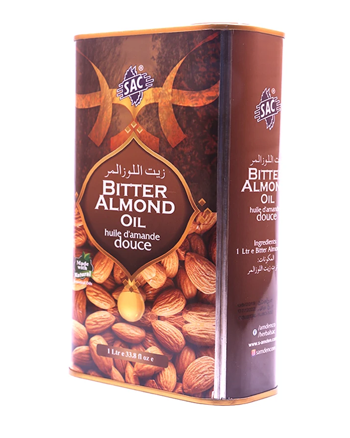High Quality 1 liter oil cans - Pure Organic Oils Coconut, Black seed, Fenugreek, sesame oil - SAC - Safe and Multipurpose